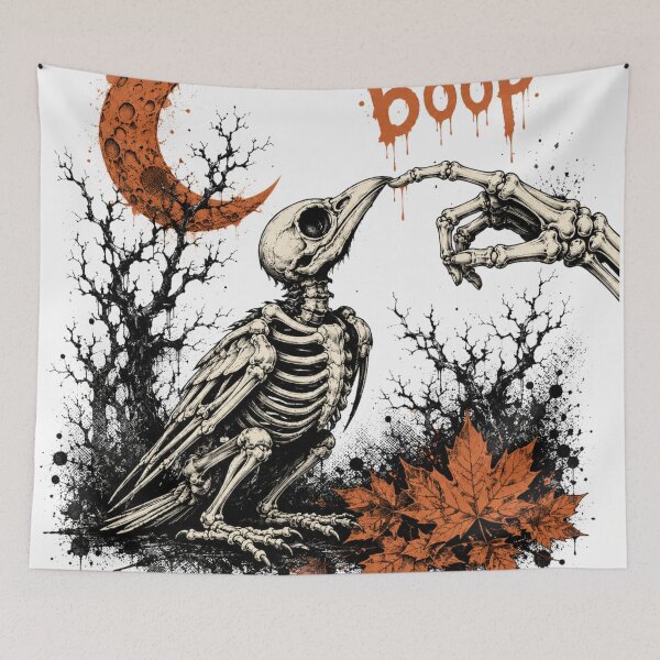 Item preview, Boop Crow Halloween Skeleton Raven Boop Spooky Goth Bird Halloween designed and sold by Yellowriversss.