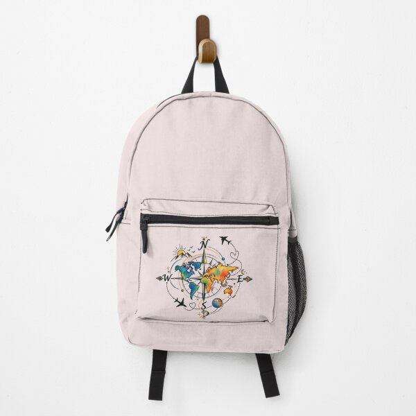 Item preview, Creative Travel Compass Globe Illustration designed and sold by PearlPathFinds.