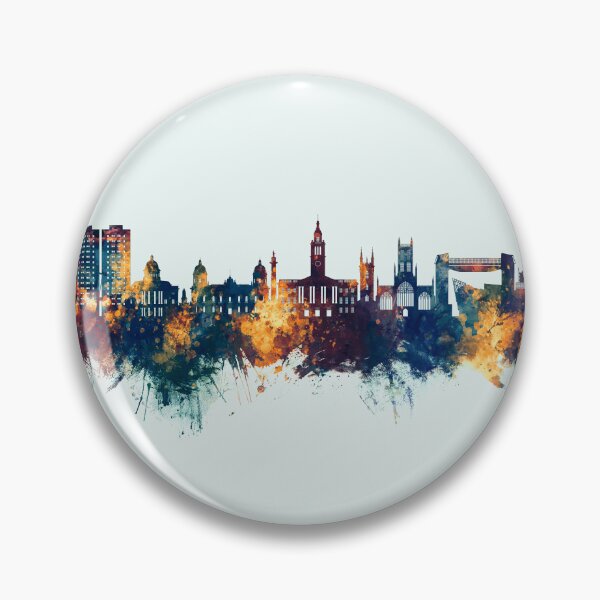 Item preview, Kingston upon Hull England Skyline designed and sold by ArtPrints.