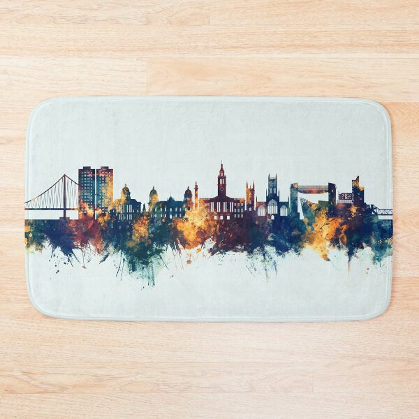 Item preview, Kingston upon Hull England Skyline designed and sold by ArtPrints.