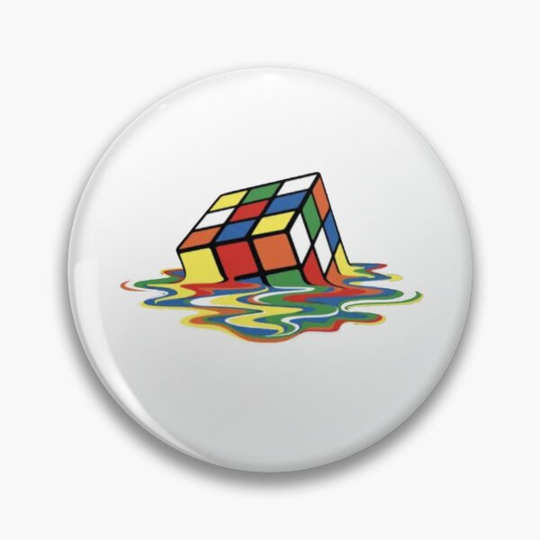 Item preview, Melting Rubik's Cube – Colorful Retro Puzzle  designed and sold by roartusa.