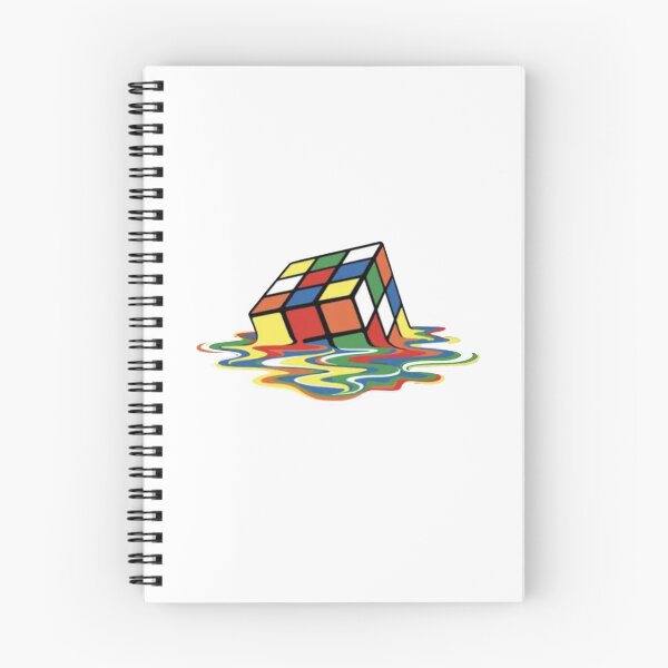 Item preview, Melting Rubik's Cube – Colorful Retro Puzzle  designed and sold by roartusa.