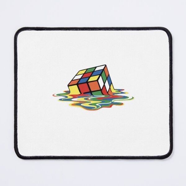 Item preview, Melting Rubik's Cube – Colorful Retro Puzzle  designed and sold by roartusa.