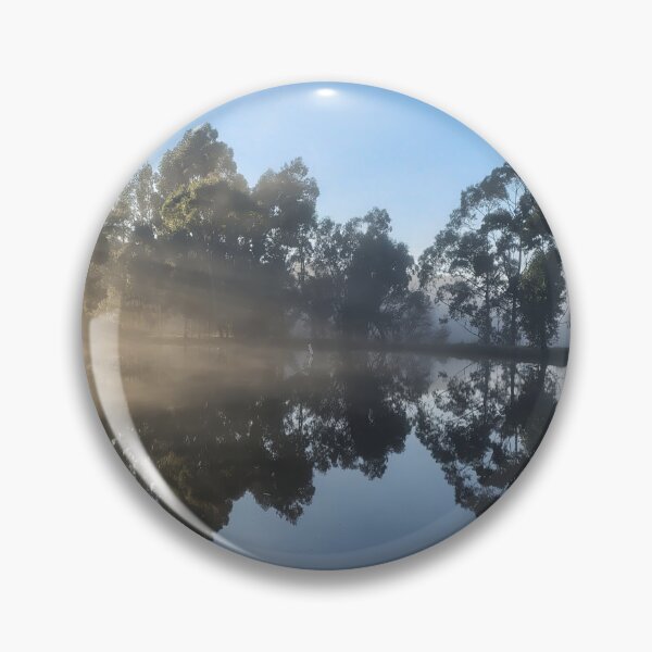 Item preview, Winter Sunrise Misty Reflection on the Main Dam at Magpie Springs, Willunga Hill South Australia designed and sold by MagpieSprings.