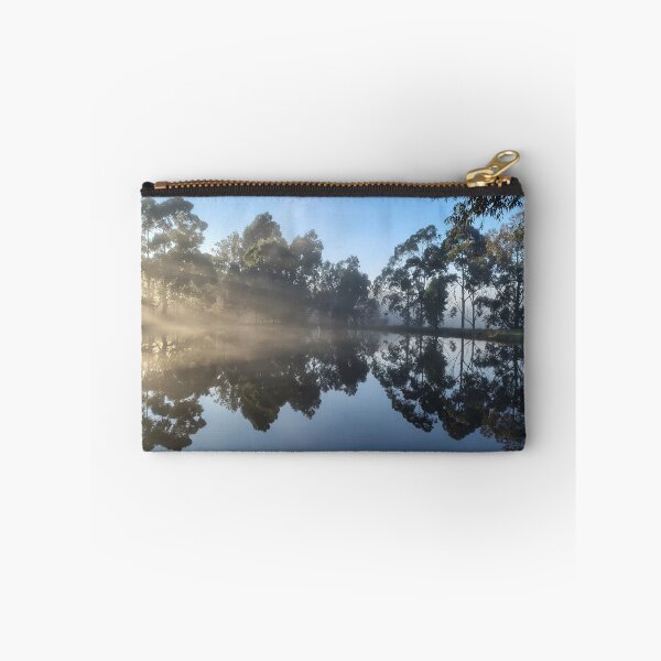 Item preview, Winter Sunrise Misty Reflection on the Main Dam at Magpie Springs, Willunga Hill South Australia designed and sold by MagpieSprings.