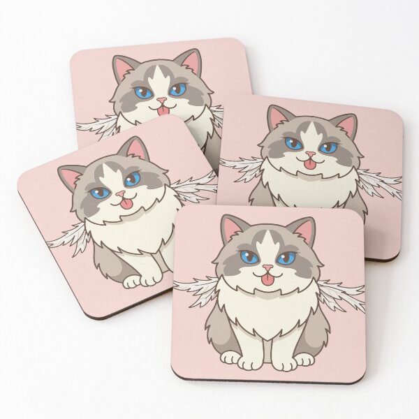 Item preview, cute cats with wing designed and sold by tindian.