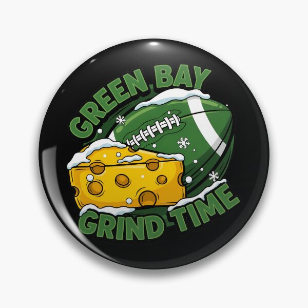 Item preview, Green Bay Grind Time Winter Football and Cheese Fan Graphic designed and sold by TravisSmi33940.