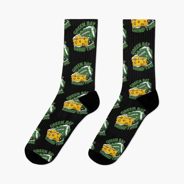 Item preview, Green Bay Grind Time Winter Football and Cheese Fan Graphic designed and sold by TravisSmi33940.