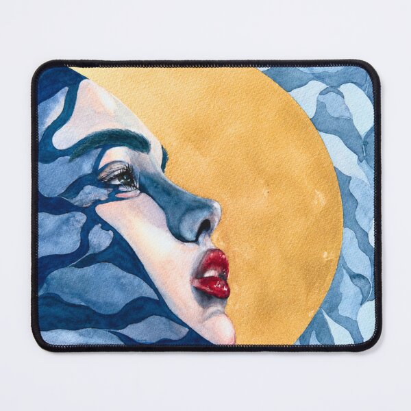 Item preview, Between the Fragments | Surreal Woman Portrait designed and sold by ArithraStudio.
