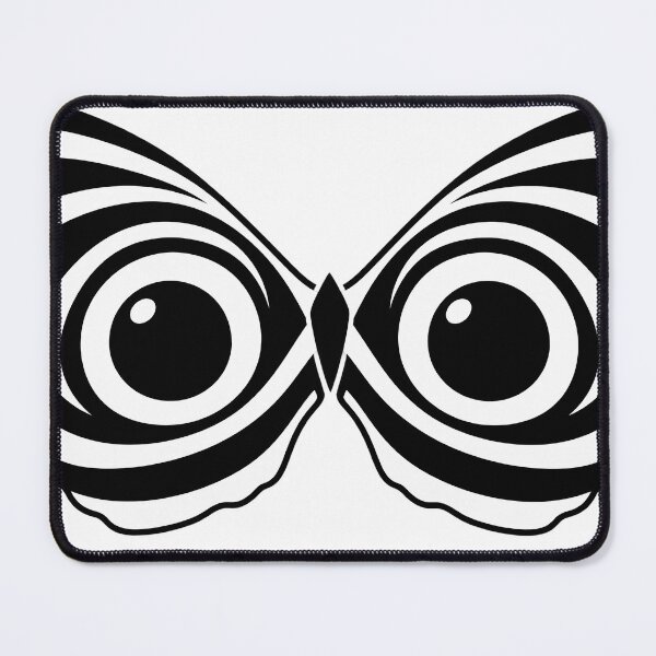 Item preview, Surfing Sentinel Eyes Butterfly - Black & White - High Contrast designed and sold by Bombergirls.