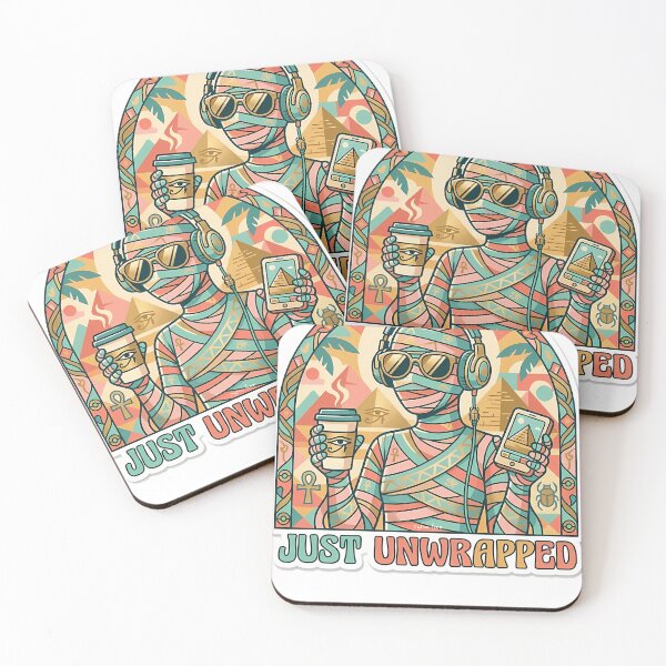 Item preview, Modern Mummy - Just Unwrapped Retro Egyptian Pop Art designed and sold by FableWeaver.