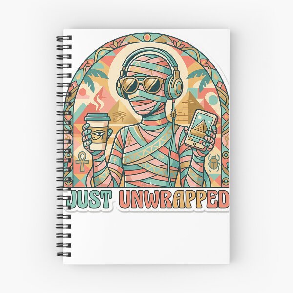 Item preview, Modern Mummy - Just Unwrapped Retro Egyptian Pop Art designed and sold by FableWeaver.