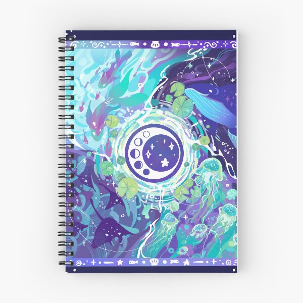 Item preview, Abyss Stellarum: Celestial Ocean Moon Phases Underwater Fantasy designed and sold by v.altameri.