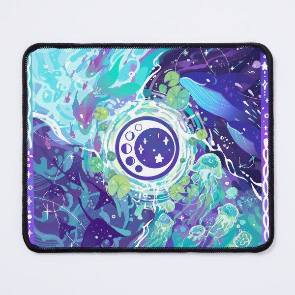 Item preview, Abyss Stellarum: Celestial Ocean Moon Phases Underwater Fantasy designed and sold by v.altameri.