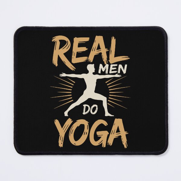 Item preview, REAL MEN DO YOGA designed and sold by jkrphoto.