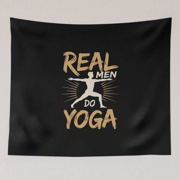 Item preview, REAL MEN DO YOGA designed and sold by jkrphoto.
