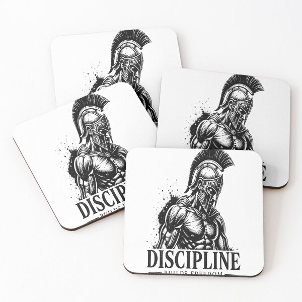 Item preview, Discipline Builds Freedom Spartan Warrior Motivation designed and sold by FABIOLA1970.