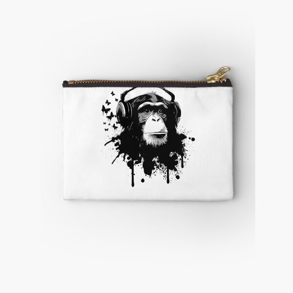 Item preview, Gorilla Wearing Audio Headphones Splash designed and sold by FJMA.