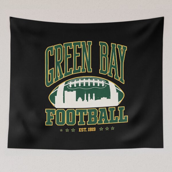 Item preview, Green Bay Football Est. 1919 Skyline Vintage Sports Graphic designed and sold by KerryRoma64673.