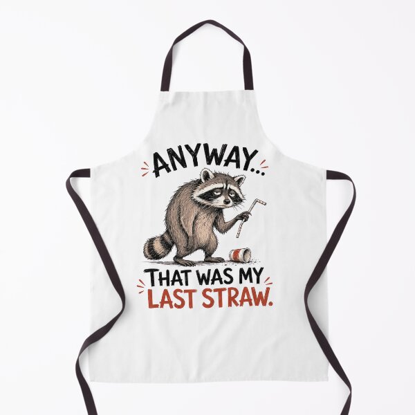 Item preview, Anyway That Was My Last Straw Raccoon designed and sold by design-sopsunil.