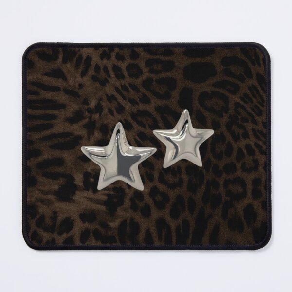 Item preview, Chrome Stars Leopard: Y2K It Girl Cheetah Aesthetic designed and sold by BrontesWhimsyStore.