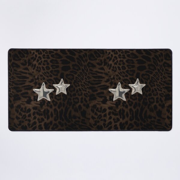 Item preview, Chrome Stars Leopard: Y2K It Girl Cheetah Aesthetic designed and sold by BrontesWhimsyStore.