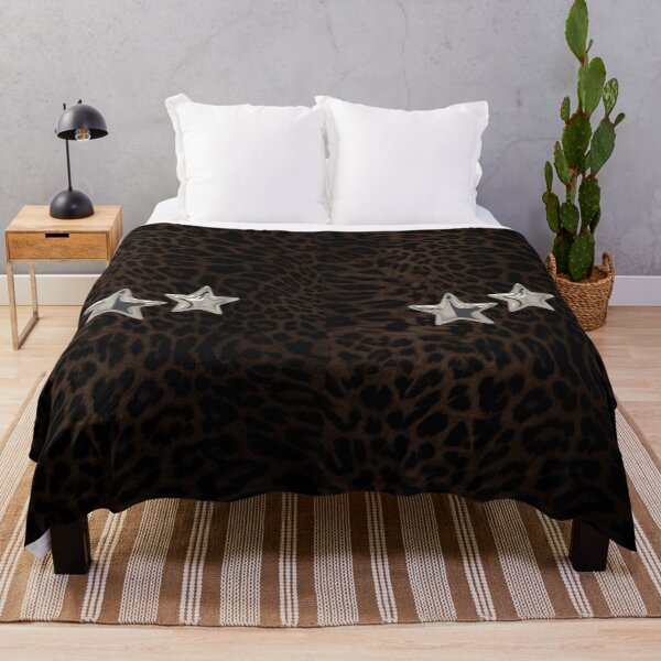 Item preview, Chrome Stars Leopard: Y2K It Girl Cheetah Aesthetic designed and sold by BrontesWhimsyStore.