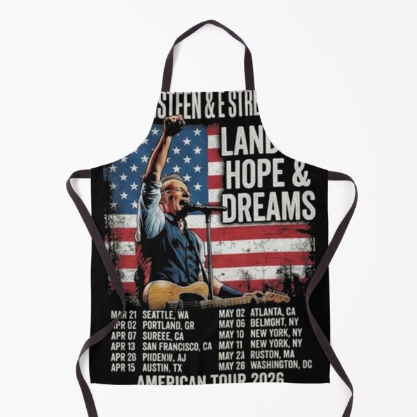 Aperçu de l'œuvre Bruce Springsteen & E Street Band - Tournée américaine 2026 (3) T-shirt créée et vendue par DeondreDonnel.