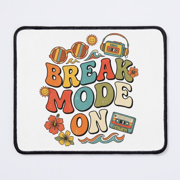 Item preview, Break Mode On Retro Groovy Summer Vibes Design designed and sold by @SHINTOSARTSTORE.
