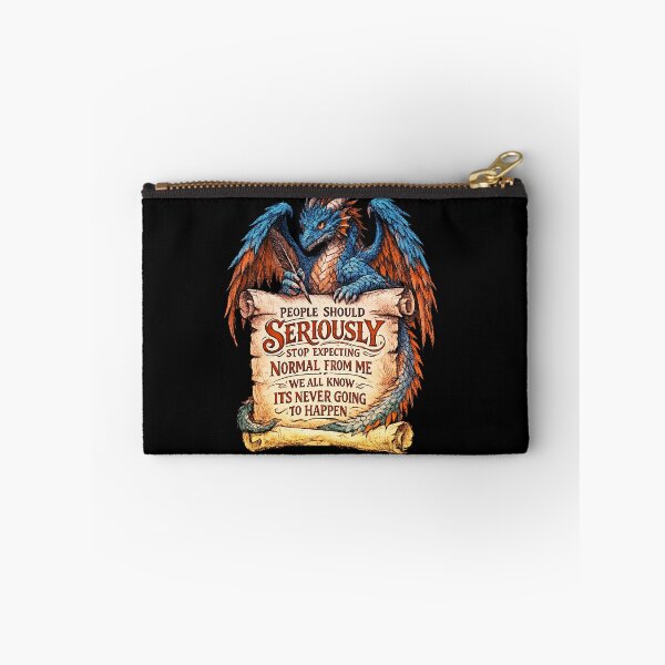 Item preview, Dragon Stop Expecting Normal From Me Funny Sarcastic Quote designed and sold by elkotbey.