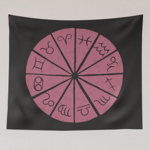 Item preview, Astrology sodiac ring hand drawn designed and sold by Flyingwall.