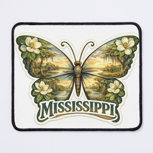 Item preview, Mississippi State Soul Butterfly designed and sold by Whimspired By Paxx.