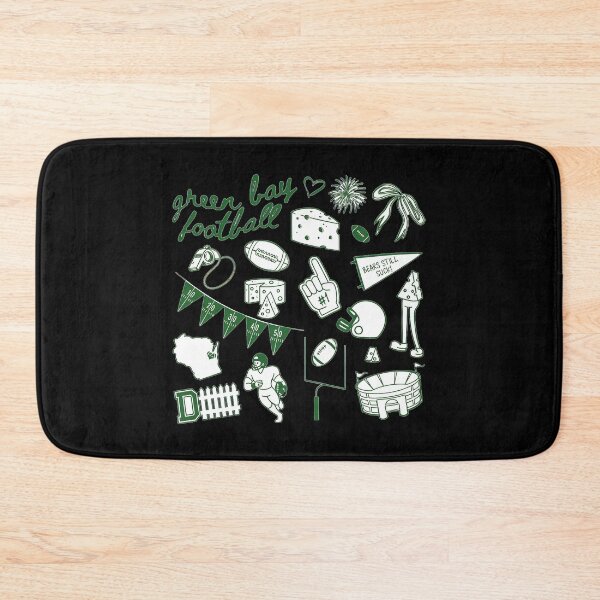 Item preview, Green Bay Football Doodle Icons Cheese Helmet Game Day Graphic designed and sold by JenniferK15745.
