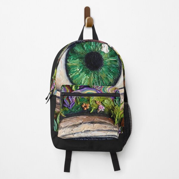 Item preview, Green Forest Eye with Mushrooms - Enchanted Woodland Fantasy Art designed and sold by MAISON SYLVIE.