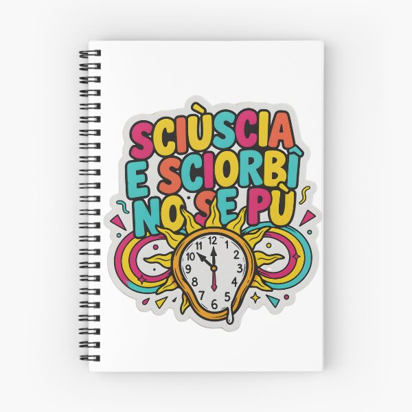 Item preview,  Italian Dialect Saying Retro Sun Clock designed and sold by ManuMax93.