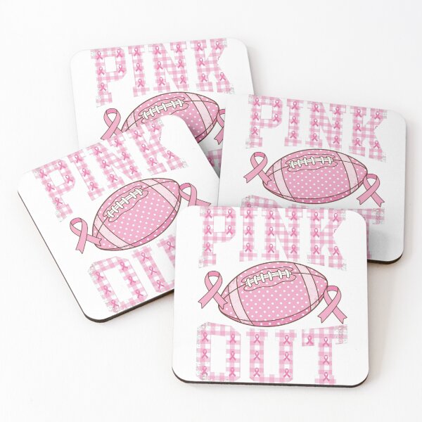 Item preview, Pink Out Football Breast Cancer Awareness Football Game Pink Ribbon designed and sold by Yellowriversss.