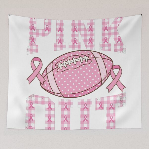 Item preview, Pink Out Football Breast Cancer Awareness Football Game Pink Ribbon designed and sold by Yellowriversss.
