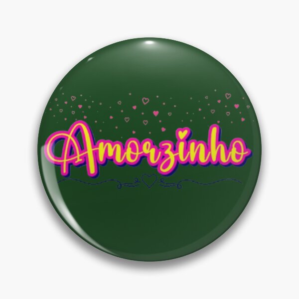 Item preview, Amorzinho Portuguese Endearment Pink Yellow Heart Aesthetic Design designed and sold by Miheerala.