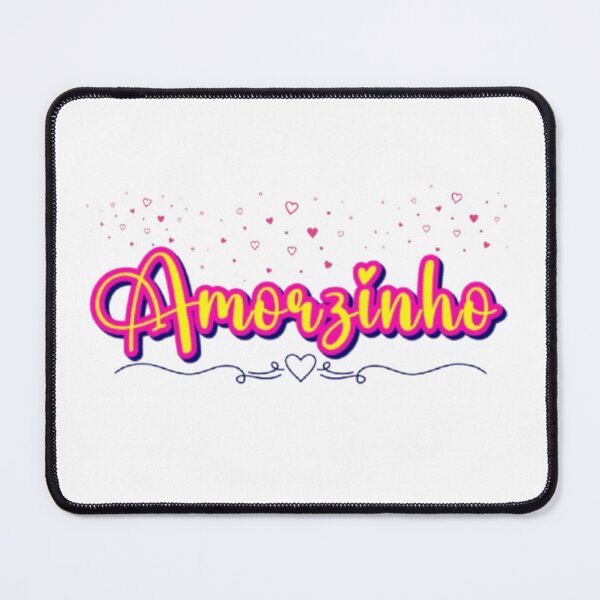 Item preview, Amorzinho Portuguese Endearment Pink Yellow Heart Aesthetic Design designed and sold by Miheerala.