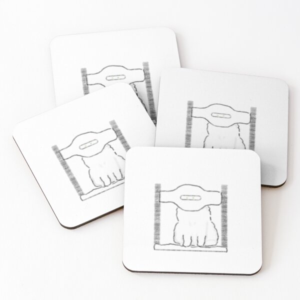 Item preview, Curious Cat Peeking Through Door designed and sold by raun.draw.