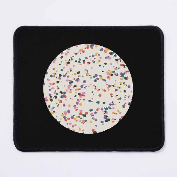 Item preview, Terrazzo Confetti Circle Aesthetic Geometric Mosaic Art designed and sold by TerrazzoForms.