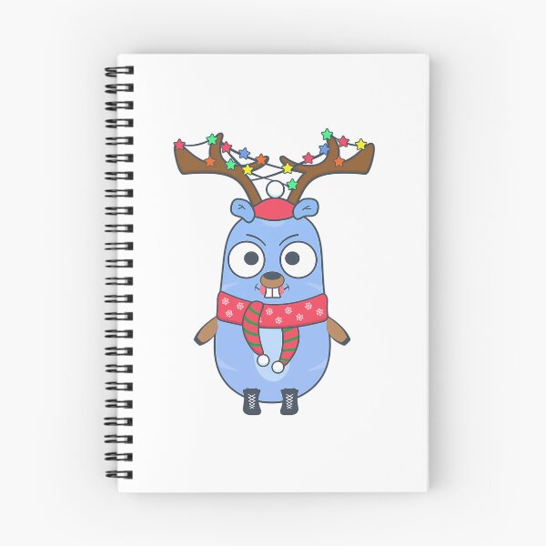 Item preview, Golang Gopher Like Reindeer  - Christmas Time designed and sold by EmosGiftd.