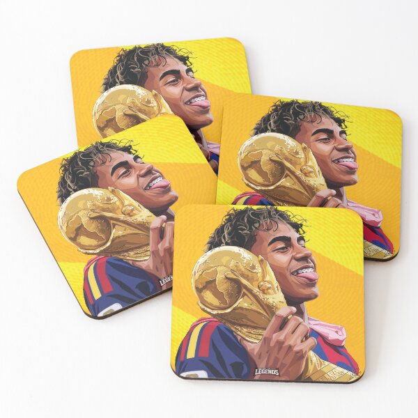 Item preview, Lamine Yamal World Cup Trophy Pop Art Canvas designed and sold by LEGENDS ICONART GALLERY.