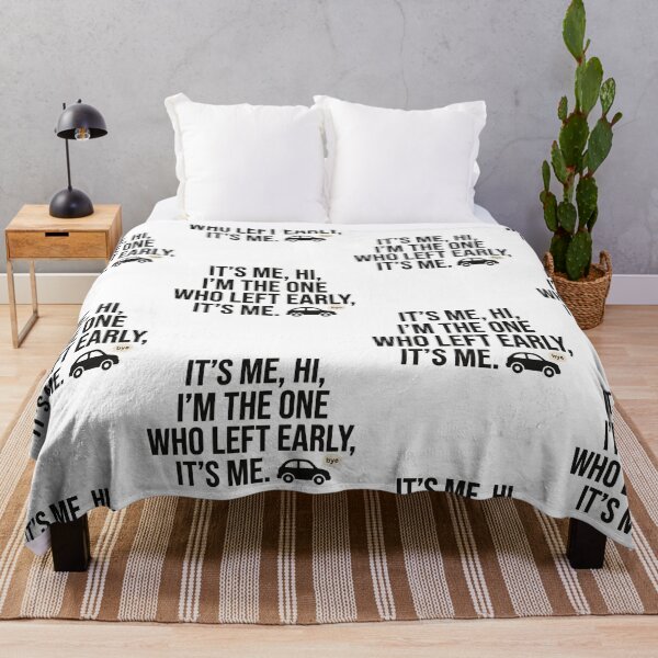 Item preview, It's Me Hi I'm The One Who Left Early Introvert Party Humor Pop Culture Quote designed and sold by raedattia.