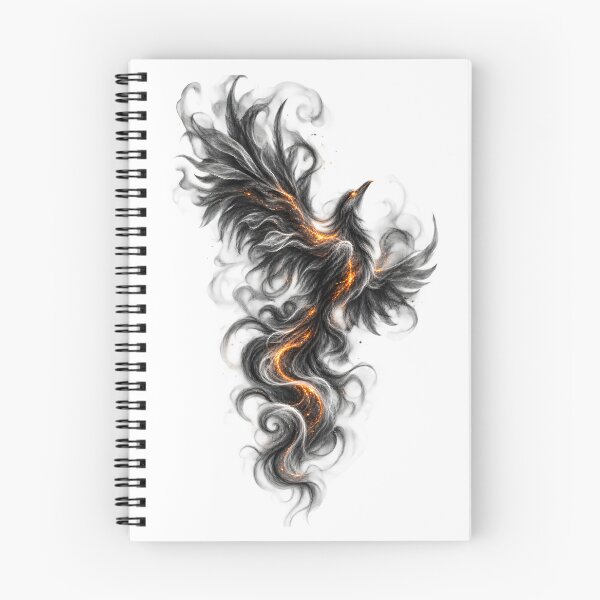 Item preview, Phoenix Rising Fire Bird Fantasy Art designed and sold by CreativeMindsetLab.