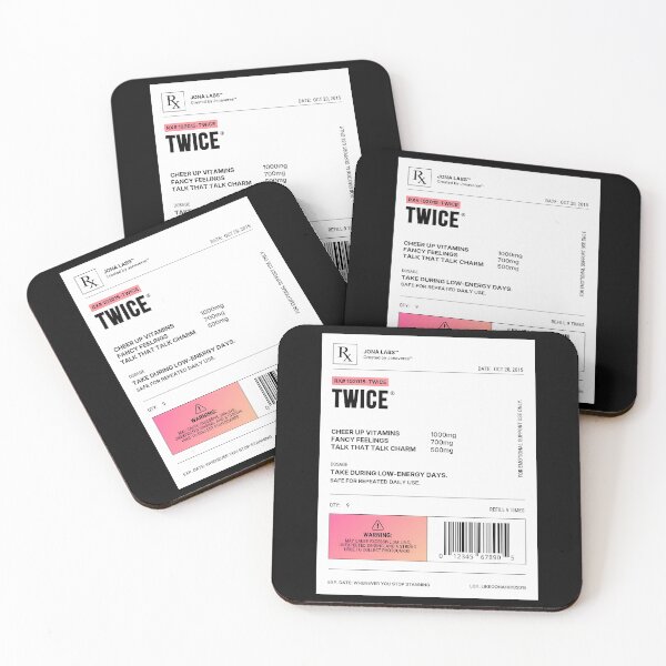 Item preview, Twice Kpop Prescription Label designed and sold by BusyIsaWork.