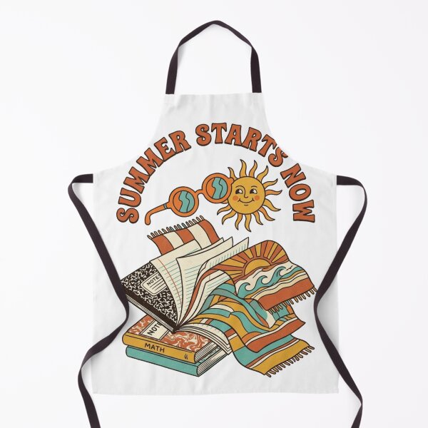 Item preview, Summer Starts Now Retro School Books Design designed and sold by @SHINTOSARTSTORE.