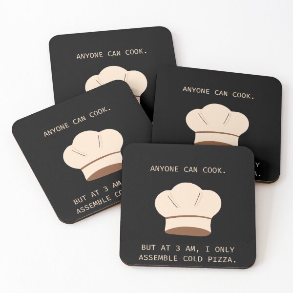 Item preview, Anyone Can Cook But At 3 AM Cold Pizza Funny Parody designed and sold by Mircea786.