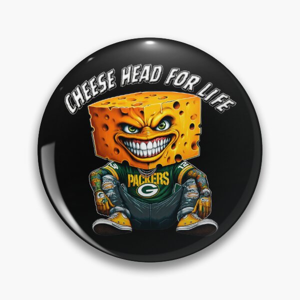 Item preview, Cheese Head for Life Green Bay Football Character Graphic designed and sold by RobertWal90229.