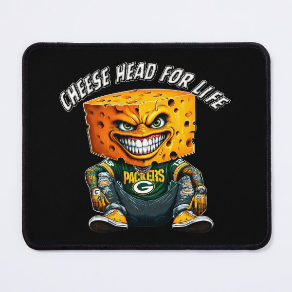 Item preview, Cheese Head for Life Green Bay Football Character Graphic designed and sold by RobertWal90229.